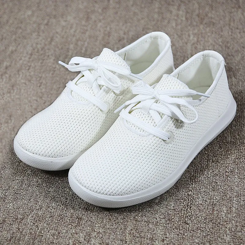 Women's breathable lightweight simple joker leisure sneakers